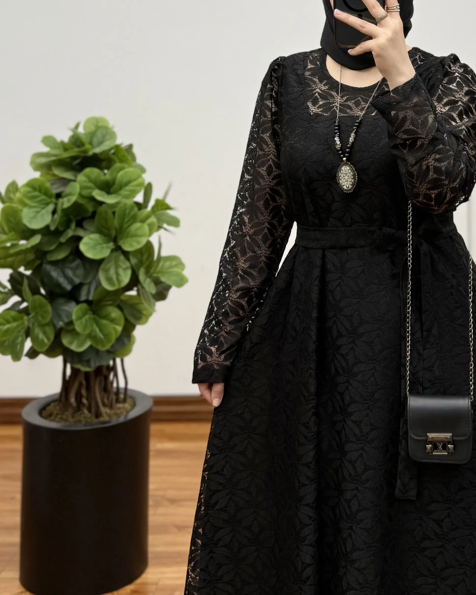 پیراهن مزونی سوپر کلوش دانتل